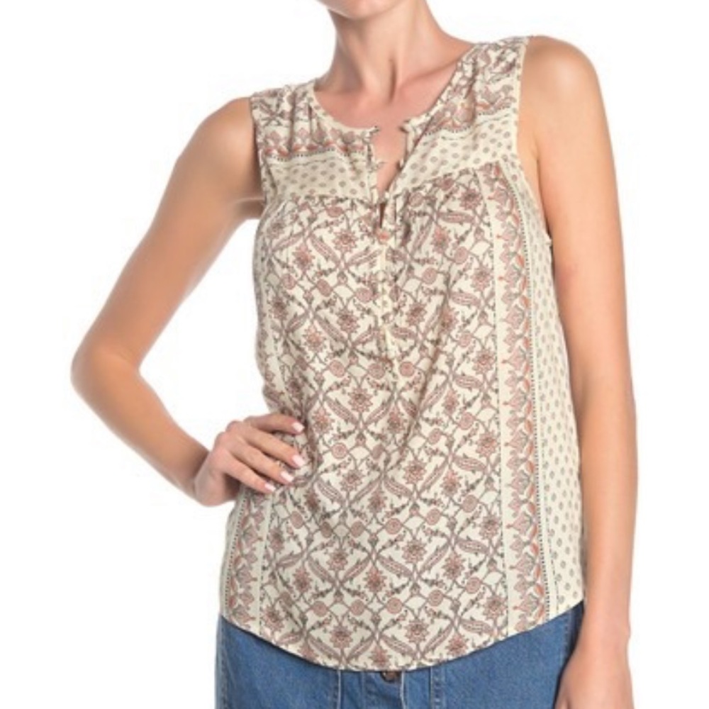 Lucky Brand Lana Print Top ✨Brand New✨